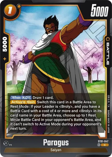 Paragus (ST01-047) [Fusion World]