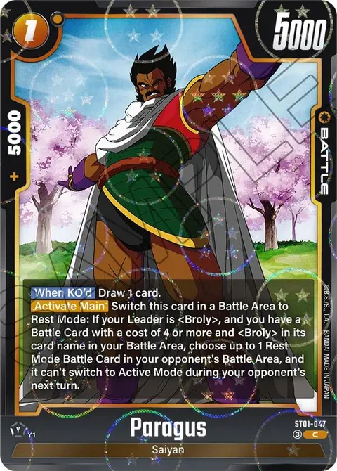 Paragus (ST01-047) [Fusion World]
