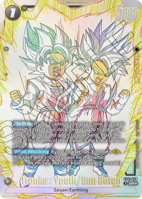 Trunks : Youth/Son Goten (ST01-058) [Fusion World]