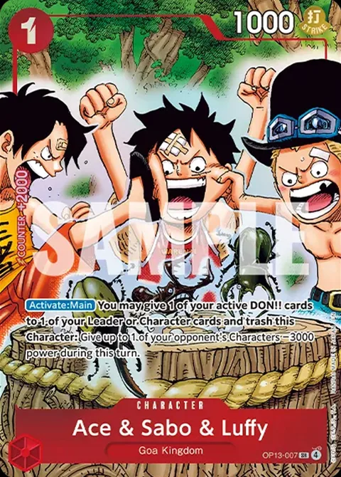 Ace & Sabo & Luffy (OP13-007)