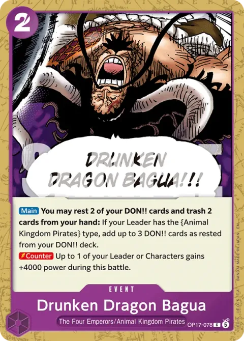 Drunken Dragon Bagua (OP17-078)