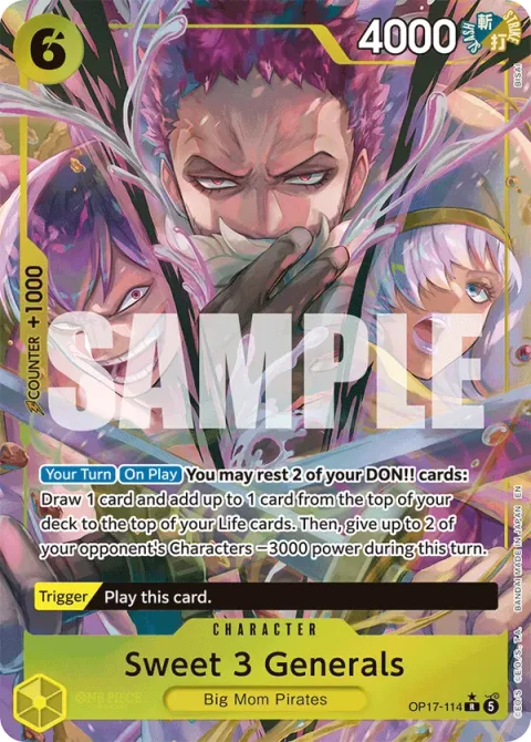 Sweet 3 Generals (OP17-114)