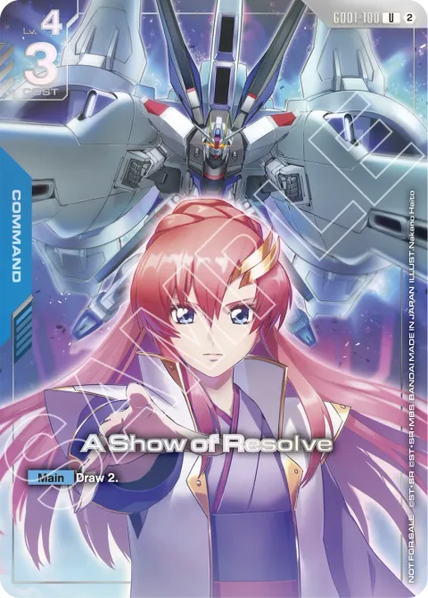 A Show of Resolve (GD01-100)