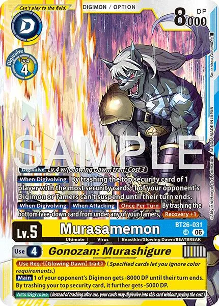 Murasamemon / Gonozan: Murashigure (BT26-031)