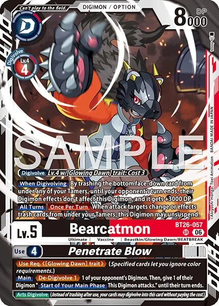 Bearcatmon / Penetrate Blow (BT26-057)