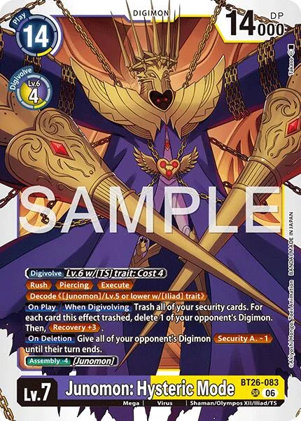 Junomon: Hysteric Mode (BT26-083)