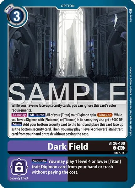 Dark Field (BT26-100)