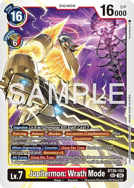 Jupitermon: Wrath Mode (BT26-103)