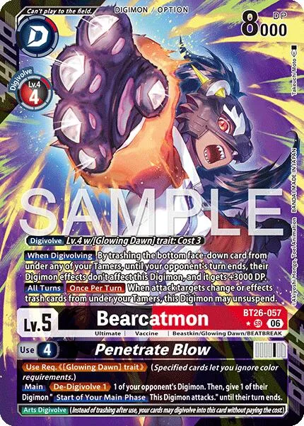 Bearcatmon / Penetrate Blow (BT26-057)