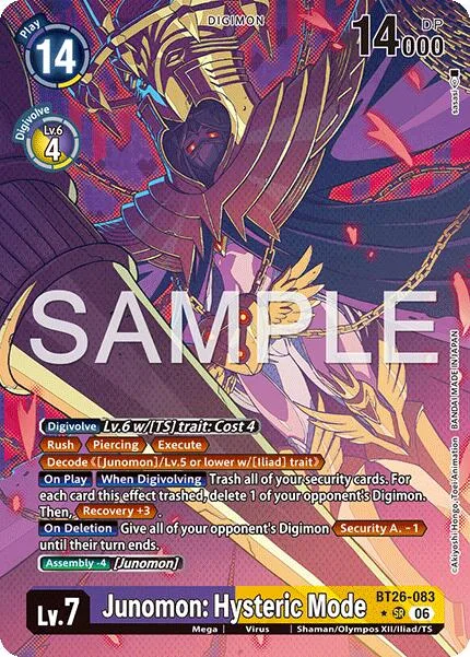 Junomon: Hysteric Mode (BT26-083)
