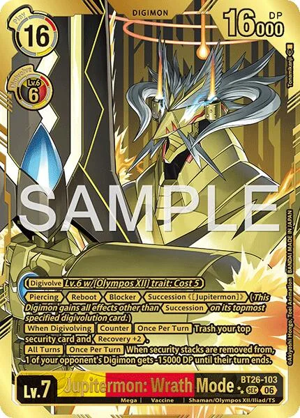 Jupitermon: Wrath Mode (BT26-103)