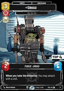 Grogu, Yes. Yes. Yes.