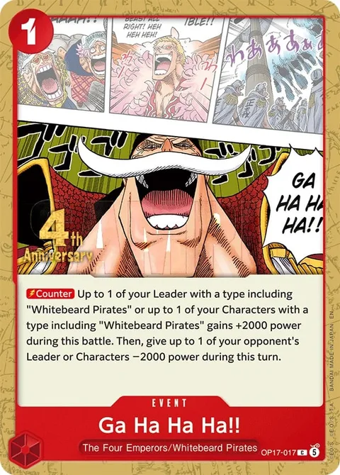 Ga Ha Ha Ha!! (OP17-017)