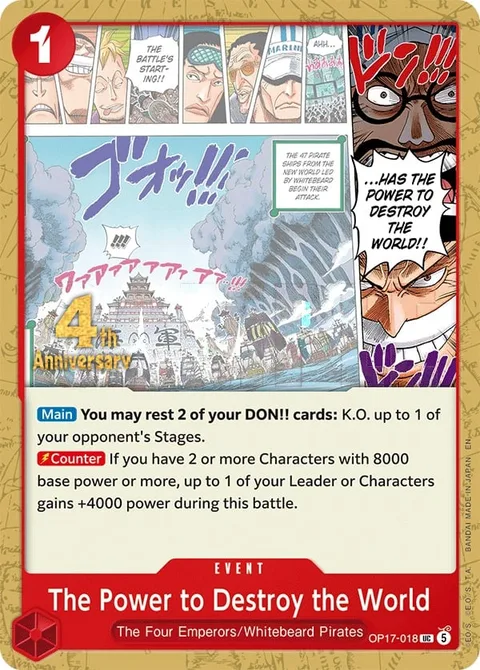The Power to Destroy the World (OP17-018)