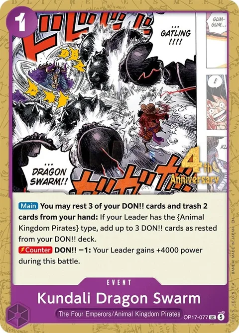 Kundali Dragon Swarm (OP17-077)
