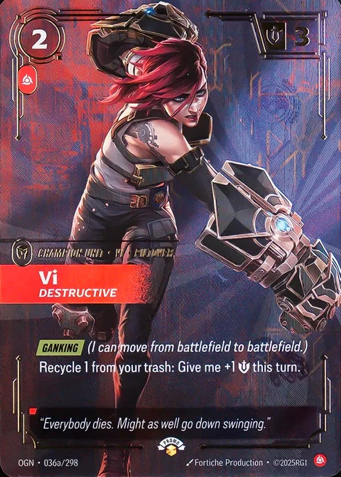 Vi, Destructive