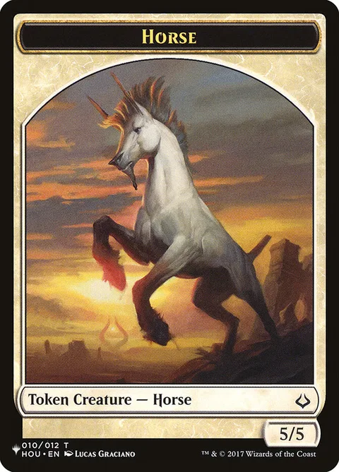 Vampire Token (W 1/1 Lifelink) // Horse Token (W 5/5)