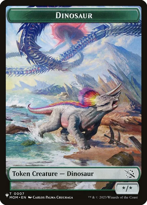 Citizen Token (GW 1/1) // Dinosaur Token (G */*)