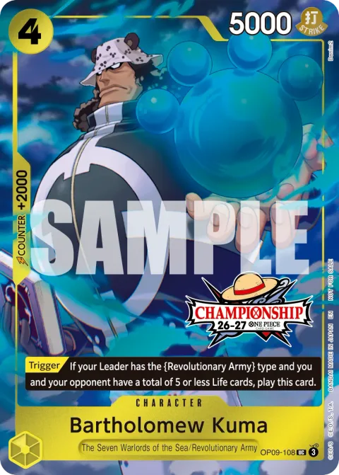 Bartholomew Kuma (OP09-108)