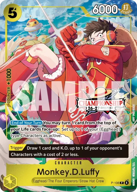 Monkey.D.Luffy (P-106)