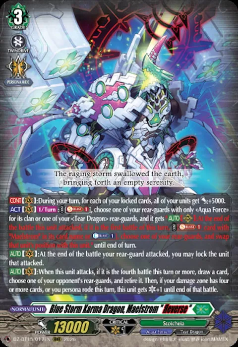 Blue Storm Karma Dragon, Maelstrom ""Яeverse"" [D-Format]