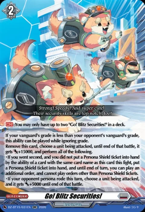 Go! Blitz Securities! [D-Format]