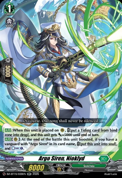 Argo Siren, Nioklyd [D-Format]