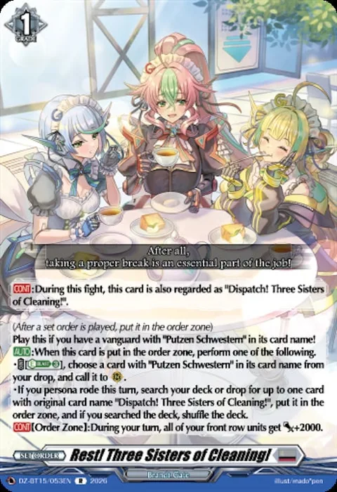 Rest! Three Sisters of Cleaning! [D-Format]