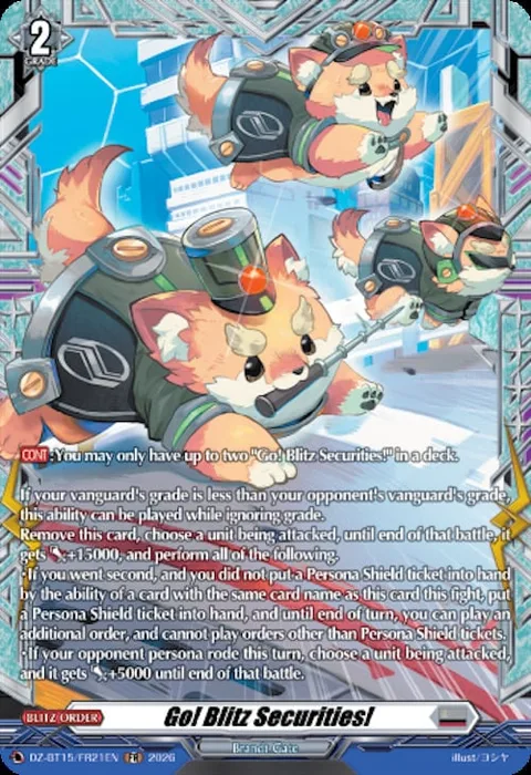 Go! Blitz Securities! [D-Format]