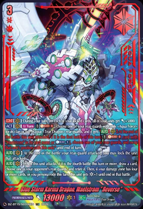 Blue Storm Karma Dragon, Maelstrom ""Яeverse"" [D-Format]