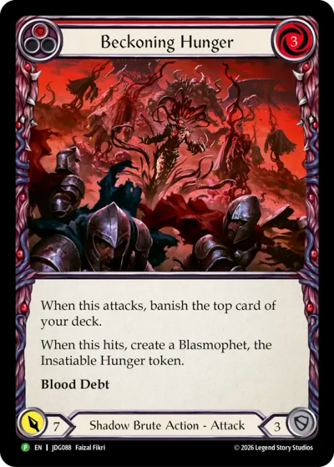 Beckoning Hunger (Red)
