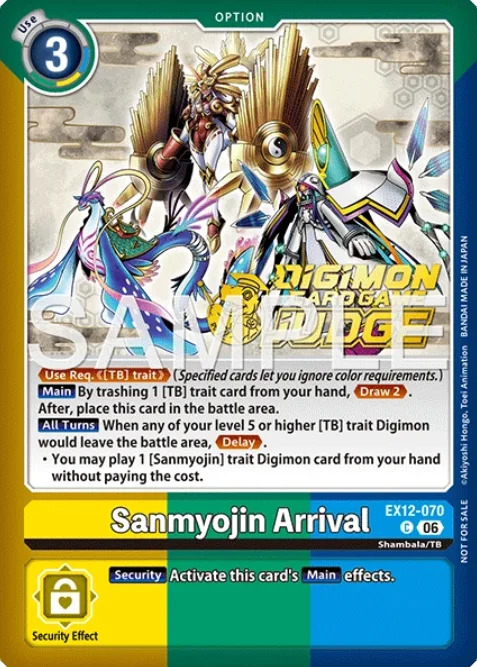 Sanmyojin Arrival (EX12-070)
