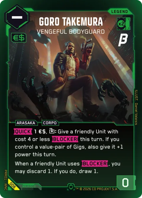 Goro Takemura - Vengeful Bodyguard