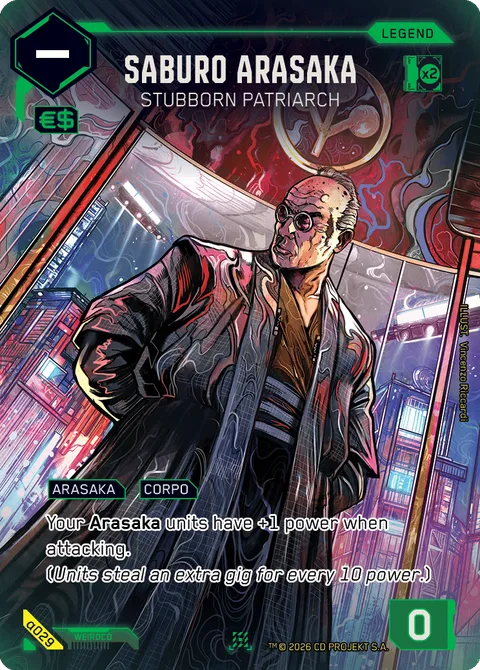 Saburo Arasaka - Stubborn Patriarch