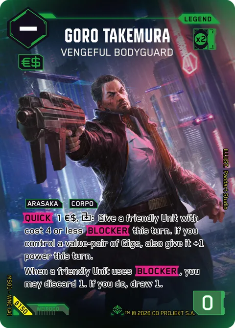 Goro Takemura - Vengeful Bodyguard