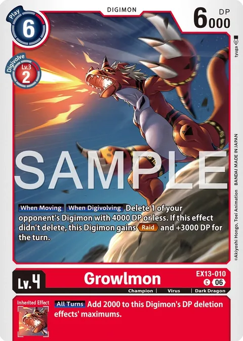 Growlmon (EX13-010)