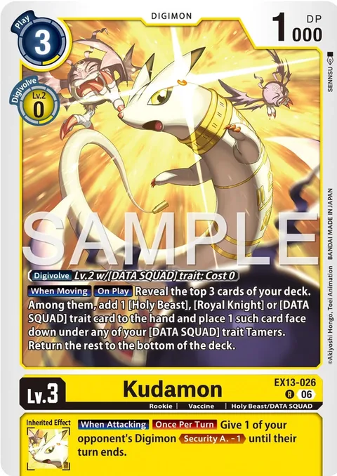 Kudamon (EX13-026)