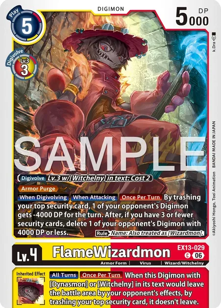 FlameWizardmon (EX13-029)