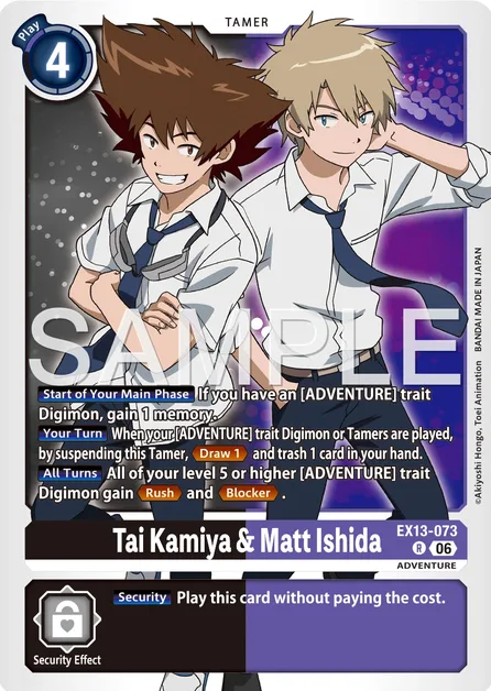 Tai Kamiya & Matt Ishida (EX13-073)