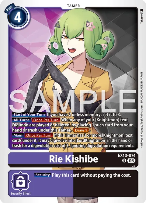 Rie Kishibe (EX13-074)