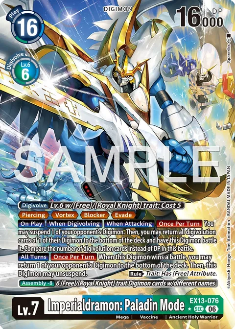 Imperialdramon: Paladin Mode (EX13-076)