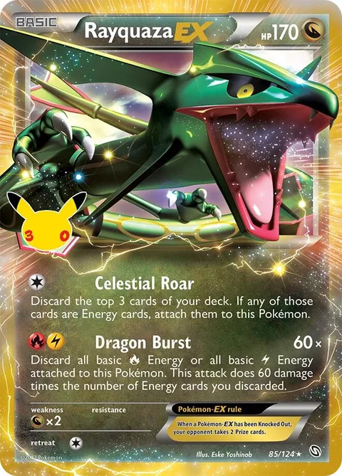 Rayquaza EX [Celestial Roar | Dragon Burst]