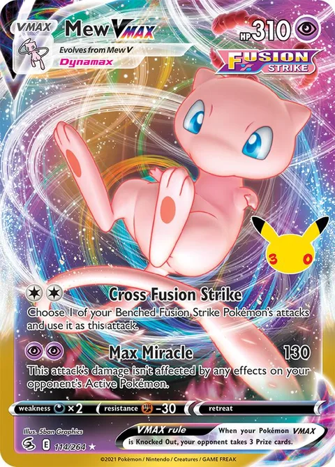 Mew VMAX [Cross Fusion Strike | Max Miracle]