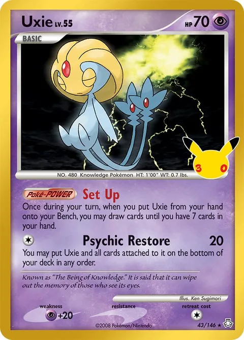 Uxie Lv.55 [Set Up | Psychic Restore]