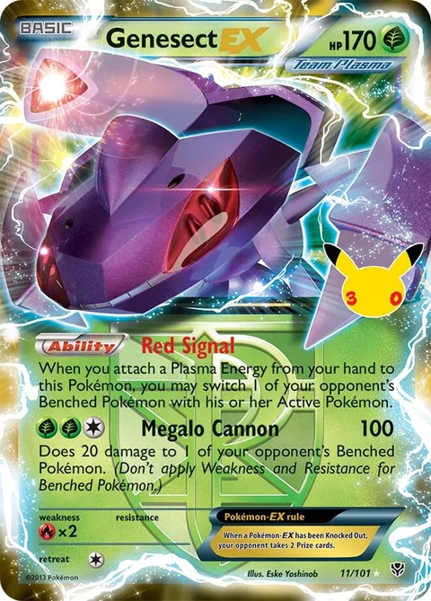 Genesect EX [Red Signal | Megalo Cannon]