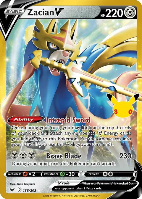 Zacian V [Intrepid Sword | Brave Blade]