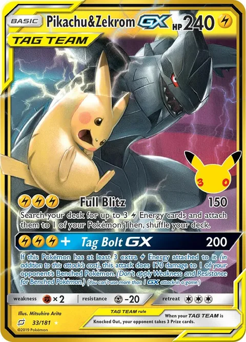 Pikachu & Zekrom GX [Full Blitz | Tag Bolt GX]