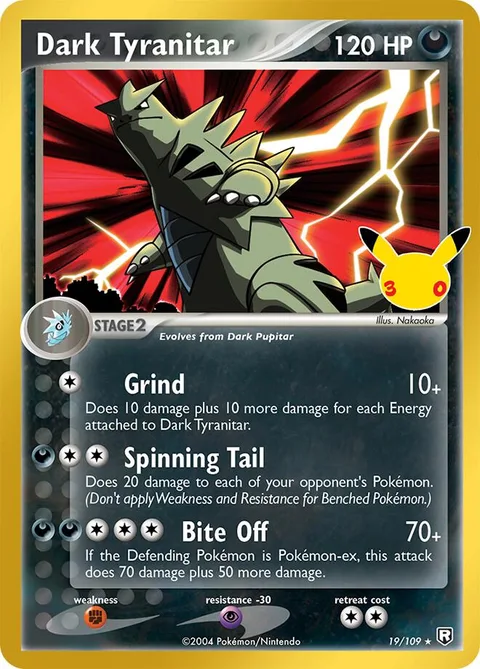 Dark Tyranitar [Grind | Spinning Tail | Bite Off]
