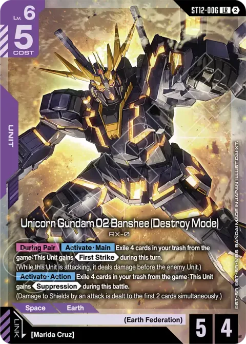 Unicorn Gundam 02 Banshee (Destroy Mode) (ST12-006)