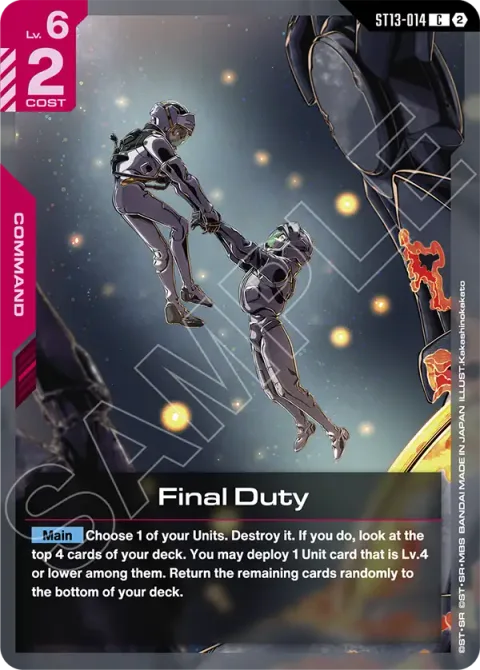 Final Duty (ST13-014)